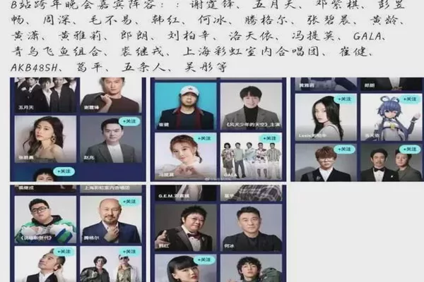 b站2021跨年晚會(huì)主持人和嘉賓是誰(shuí)（附門票購(gòu)買方式）(圖2)