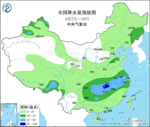 農諺說：大到暴雪大雨范圍中心已定，60年一遇冷春？(圖1)