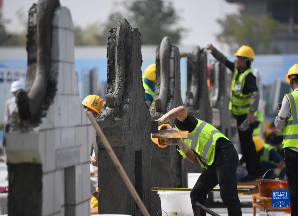 廣州：建筑工匠打擂臺