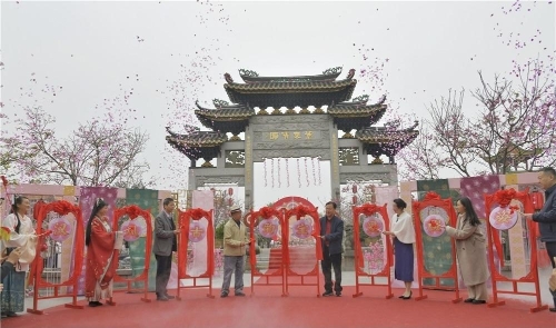 番禺寶墨園漢風古韻櫻花節開幕！花期將持續到3月下旬(圖1)