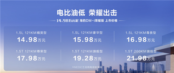 價格更低！比亞迪海豹榮耀版有望3月25日上市