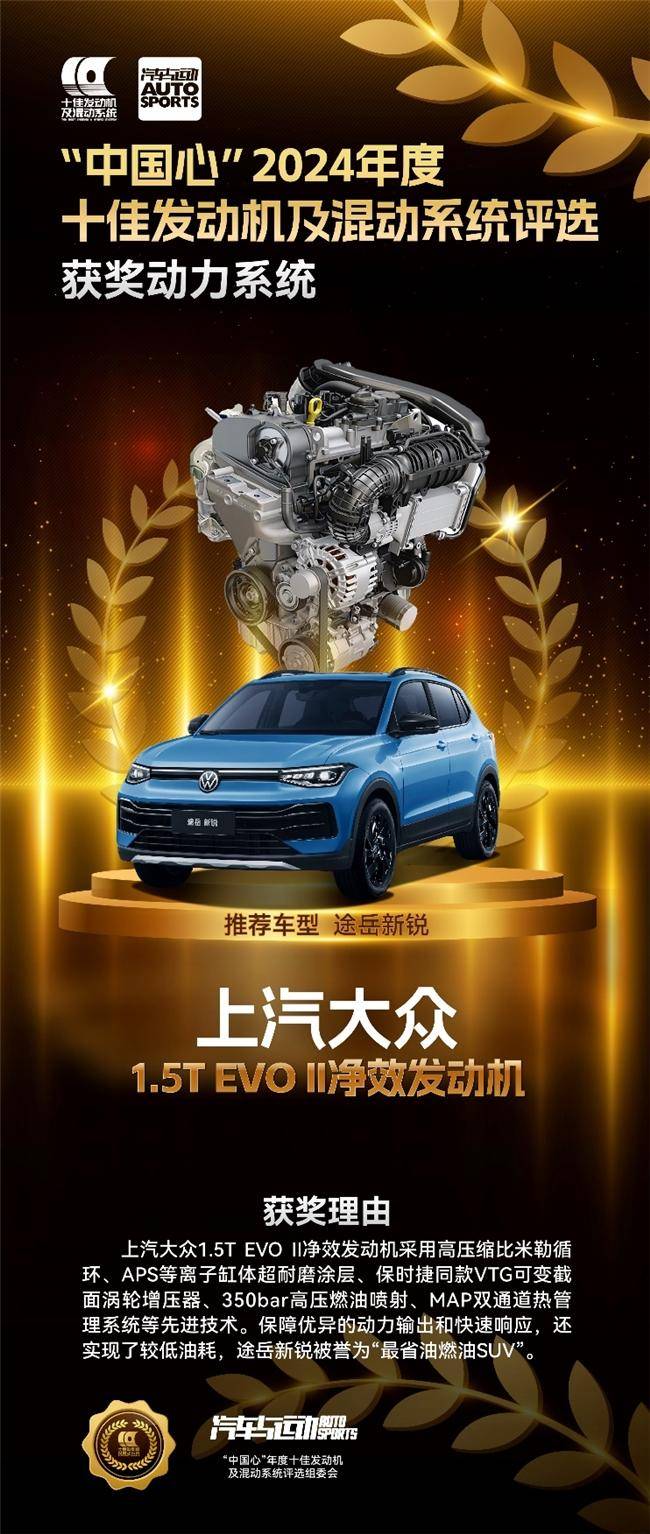 上汽大眾SUV途岳新銳發動機獲獎，實車測試表現出色