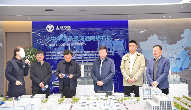玉湖冷鏈與江西省達成多項合作共識！江西省贛州市人民政府副市長、黨組成員羅瑞華一行到訪黃向墨創辦的玉湖冷鏈